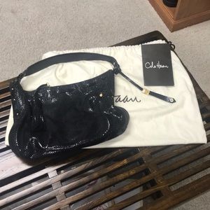 Cole Haan black leather hand bag